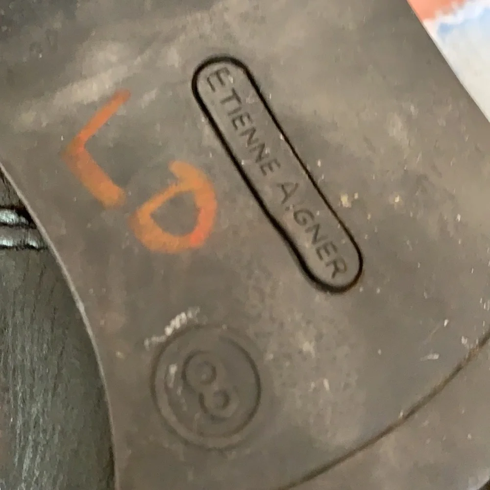 ETIENNE AIGNER Black Genuine Leather Boot - Picture 9 of 13